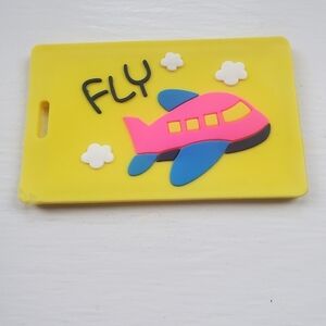 Yellow Fly Luggage Tag